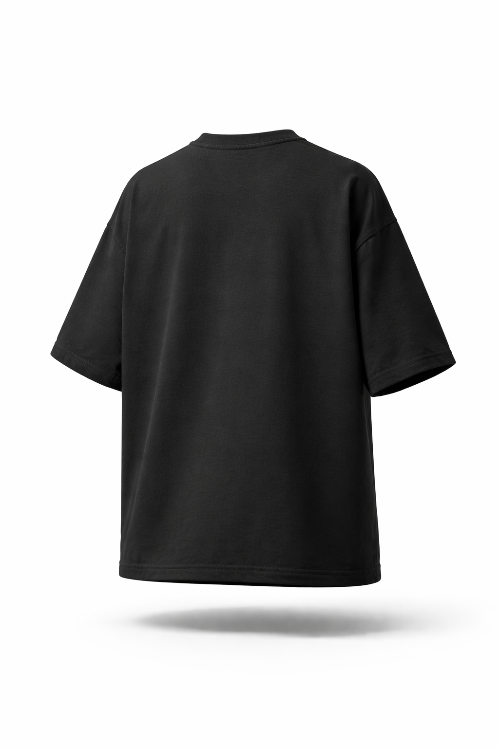 Black Dropshoulder Oversized T-shirt | Nvntra