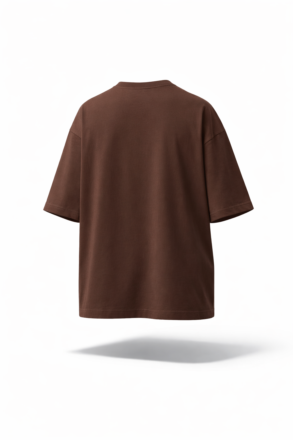 Brown Dropshoulder Oversized T-shirt | Nivntra